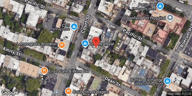 Aerial map of 161 COURT STREET, Brooklyn