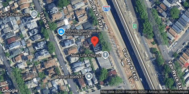 Aerial map of 105-64 VAN WYCK EXPRESSWAY, Queens