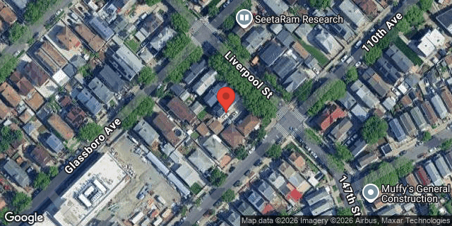 Aerial map of 109-64 LIVERPOOL STREET, Queens