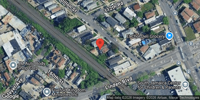 Aerial map of 112-70 DILLON STREET, Queens