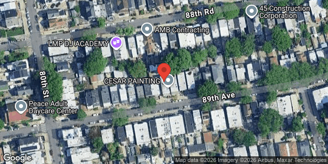 Aerial map of 80-33 89 AVENUE, Queens
