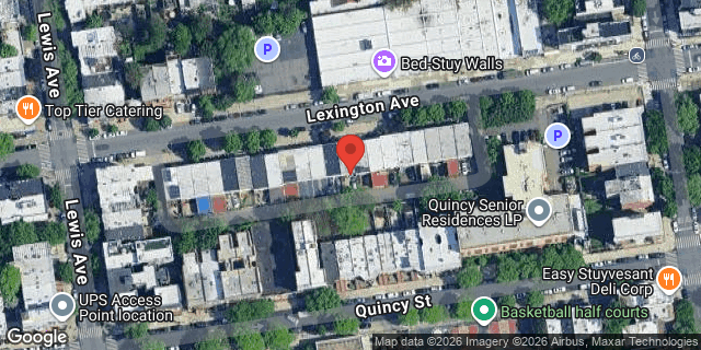 Aerial map of 622 LEXINGTON AVENUE, Brooklyn