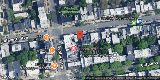 Aerial map of 510 LAFAYETTE AVENUE, Brooklyn