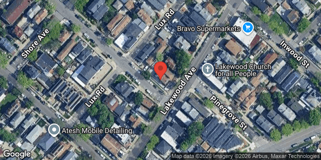Aerial map of 144-01 LAKEWOOD AVENUE, Queens