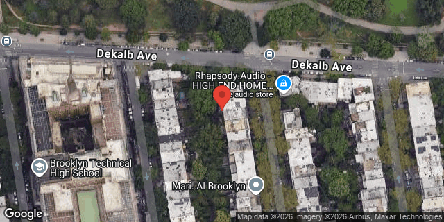 Aerial map of 6 SOUTH PORTLAND AVE, Brooklyn