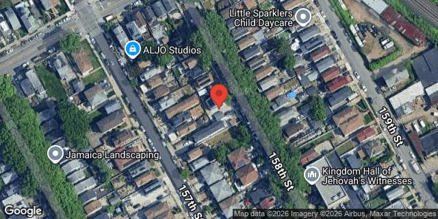 Aerial map of 111-28 158 STREET, Queens