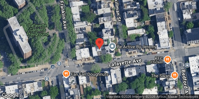 Aerial map of 459 LAFAYETTE AVENUE, Brooklyn