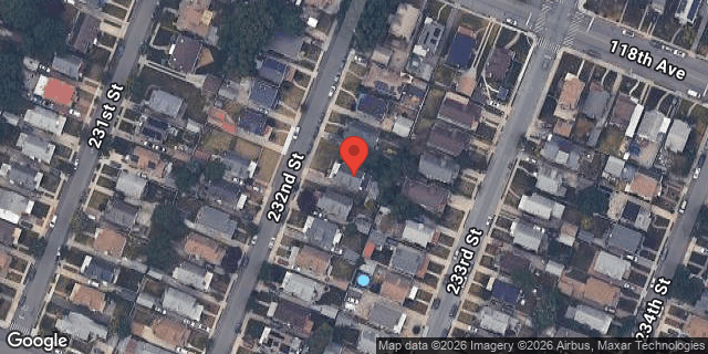Aerial map of 118-27 232 STREET, Queens