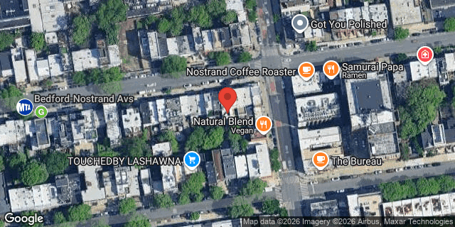 Aerial map of 578 LAFAYETTE AVENUE, Brooklyn