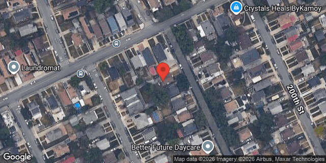 Aerial map of 120-12 199 STREET, Queens