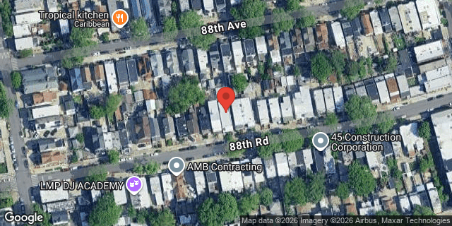 Aerial map of 80-39 88 ROAD, Queens