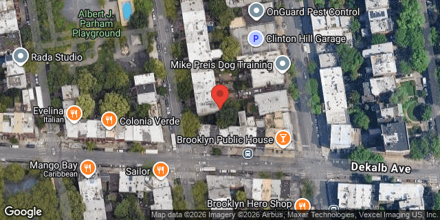 Aerial map of 259 CLERMONT AVENUE, Brooklyn