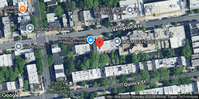 Aerial map of 742 LEXINGTON AVENUE, Brooklyn