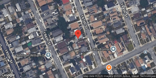 Aerial map of 119-38 196 STREET, Queens