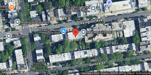 Aerial map of 746 LEXINGTON AVENUE, Brooklyn