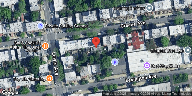 Aerial map of 810 GREENE AVENUE, Brooklyn