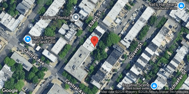 Aerial map of 194 ELDERT STREET, Brooklyn