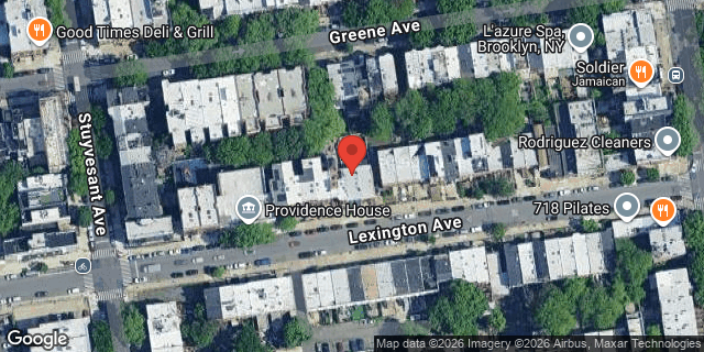 Aerial map of 721 LEXINGTON AVENUE, Brooklyn