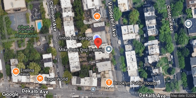 Aerial map of 244 VANDERBILT AVENUE, Brooklyn