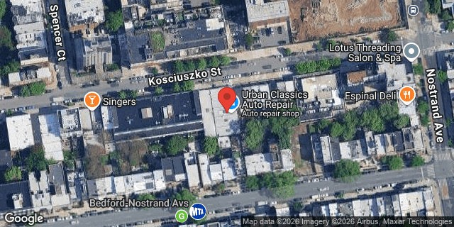 Aerial map of 56 KOSCIUSZKO STREET, Brooklyn
