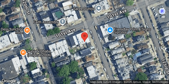 Aerial map of 120-20 101 AVENUE, Queens
