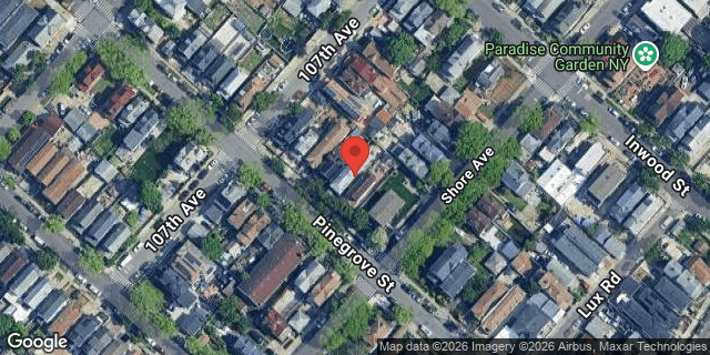 Aerial map of 107-11 PINEGROVE STREET, Queens