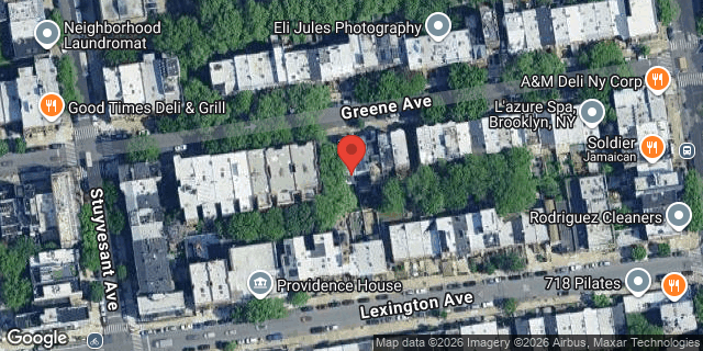 Aerial map of 894 GREENE AVENUE, Brooklyn