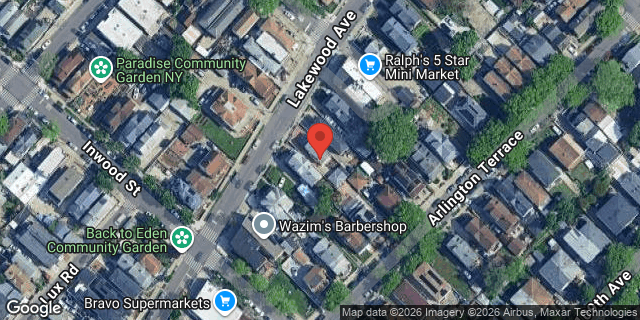 Aerial map of 145-20 LAKEWOOD AVENUE, Queens