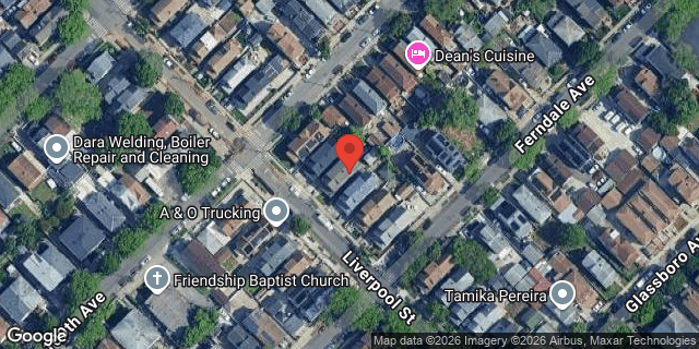 Aerial map of 109-09 LIVERPOOL STREET, Queens