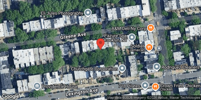 Aerial map of 910 GREENE AVENUE, Brooklyn