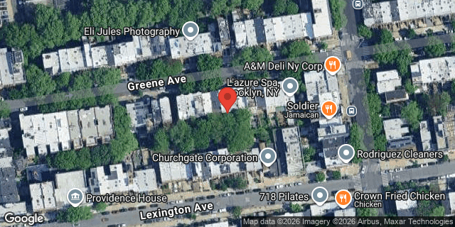Aerial map of 910A GREENE AVENUE, Brooklyn
