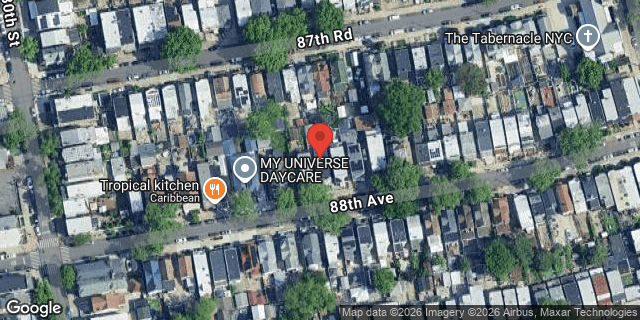 Aerial map of 80-41 88 AVENUE, Queens
