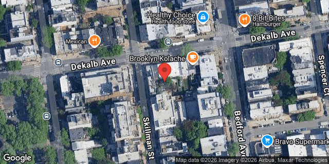 Aerial map of 510 DEKALB AVENUE, Brooklyn