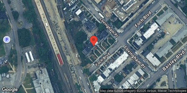 Aerial map of 186-13 FOCH BOULEVARD, Queens