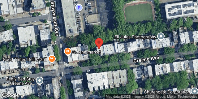 Aerial map of 869A GREENE AVENUE, Brooklyn