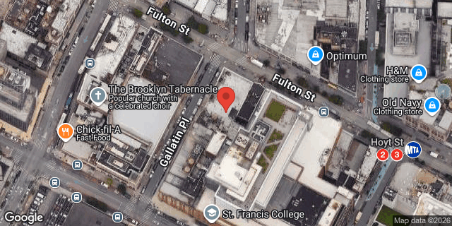 Aerial map of 422 FULTON STREET, Brooklyn