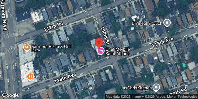 Aerial map of 189-45 118 AVENUE, Queens