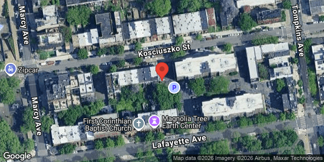 Aerial map of 194 KOSCIUSZKO STREET, Brooklyn
