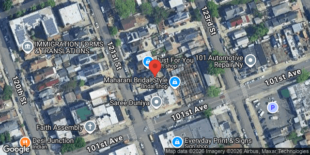 Aerial map of 97-29 121 STREET, Queens