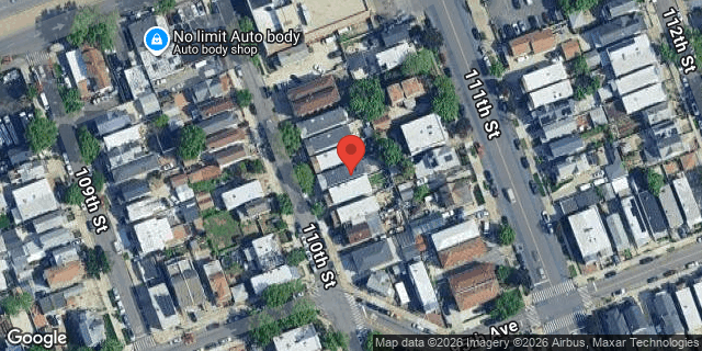 Aerial map of 94-29 110 STREET, Queens