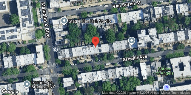 Aerial map of 939 GREENE AVENUE, Brooklyn