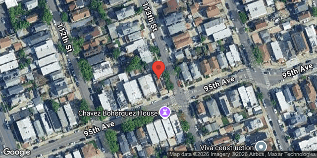 Aerial map of 112-17 95 AVENUE, Queens