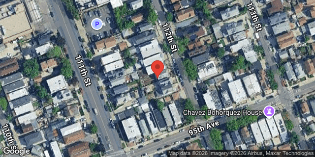 Aerial map of 94-38 112 STREET, Queens