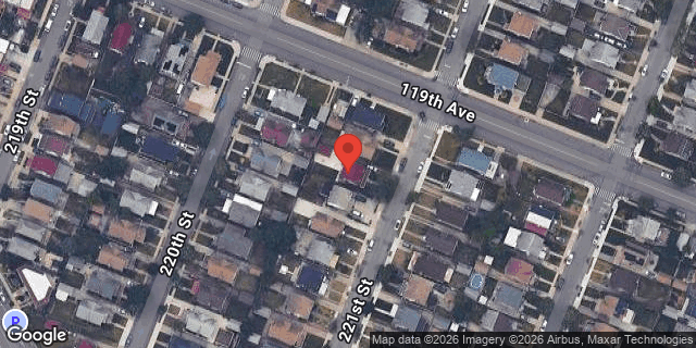 Aerial map of 119-10 221 STREET, Queens