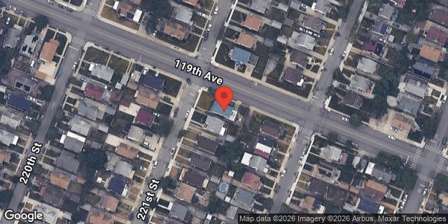 Aerial map of 221-02 119 AVENUE, Queens
