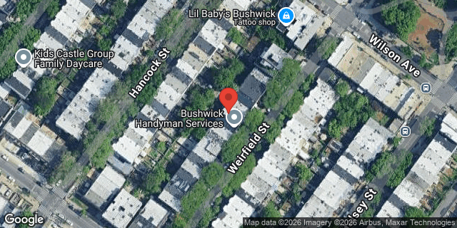 Aerial map of 207 WEIRFIELD STREET, Brooklyn