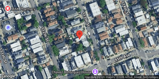 Aerial map of 94-36 113 STREET, Queens
