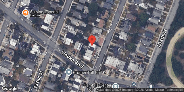 Aerial map of 116-72 233 STREET, Queens