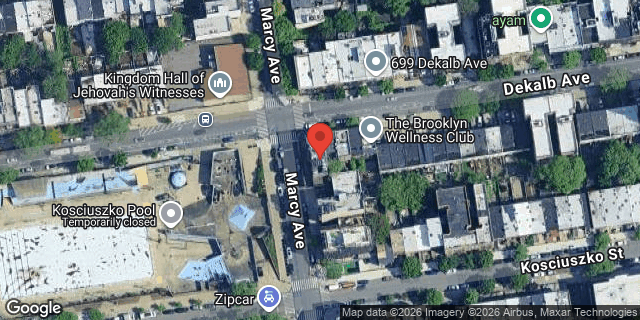 Aerial map of 669 MARCY AVENUE, Brooklyn