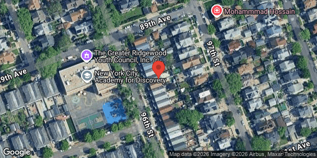 Aerial map of 89-13 96 STREET, Queens